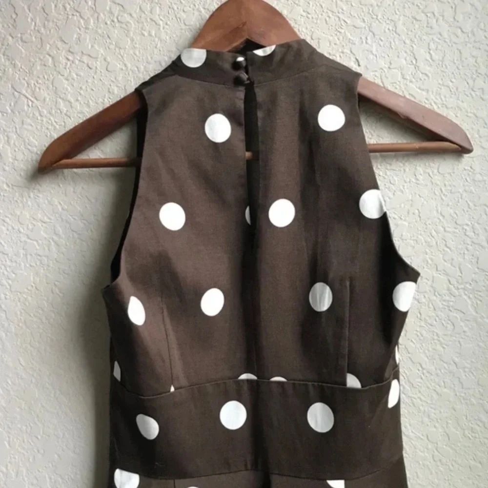 Ann Taylor Fit & Flare Polka Dot Dress - Picture 4 of 4